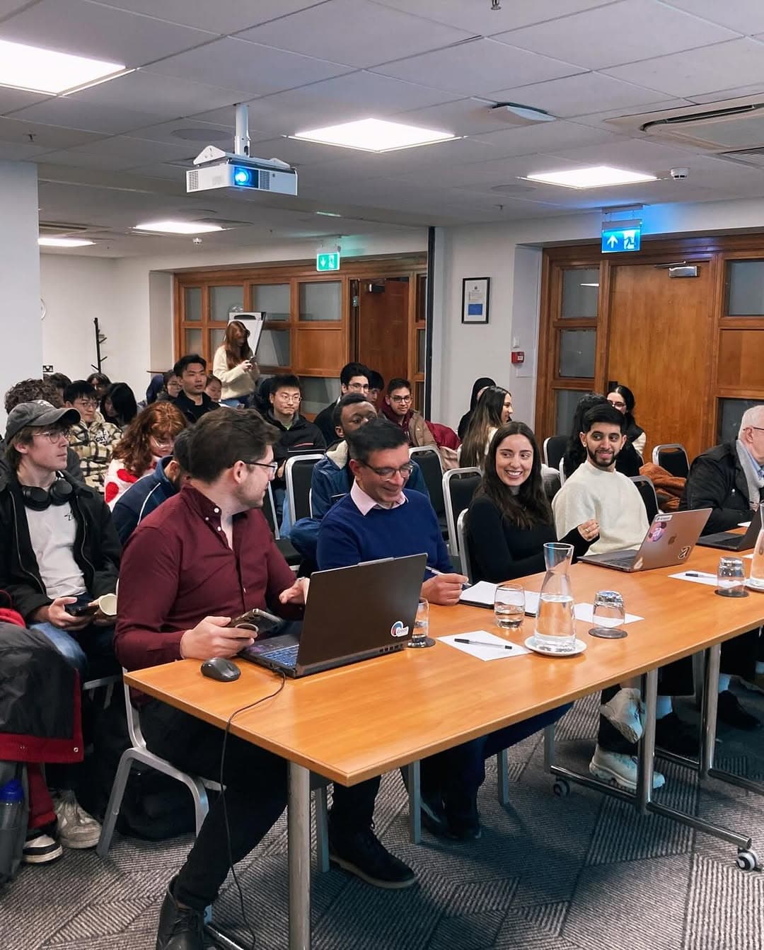 Students at the Spring 2025 hackathon